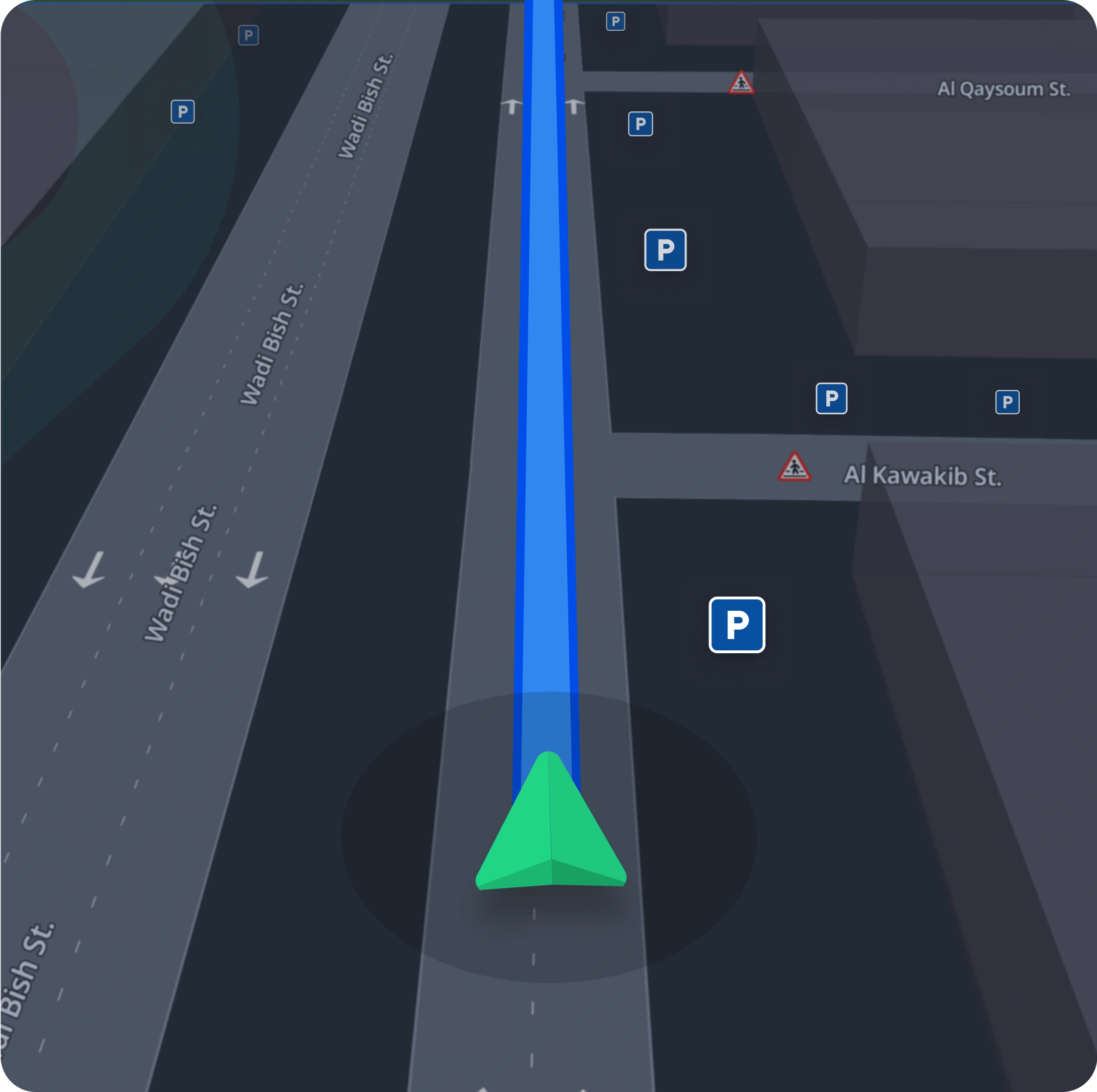 Navigating parking